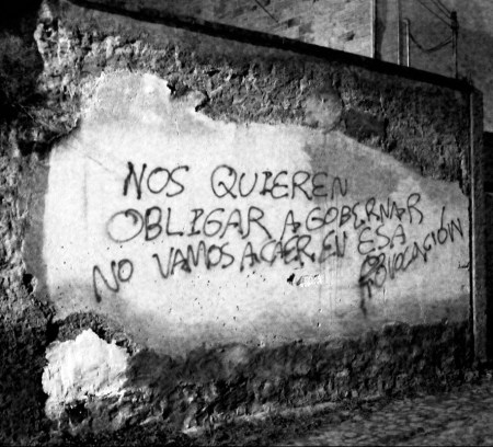 "Nos quieren obligar a gobernar, no vamos a caer en esa provocación", Oaxaca, 2006